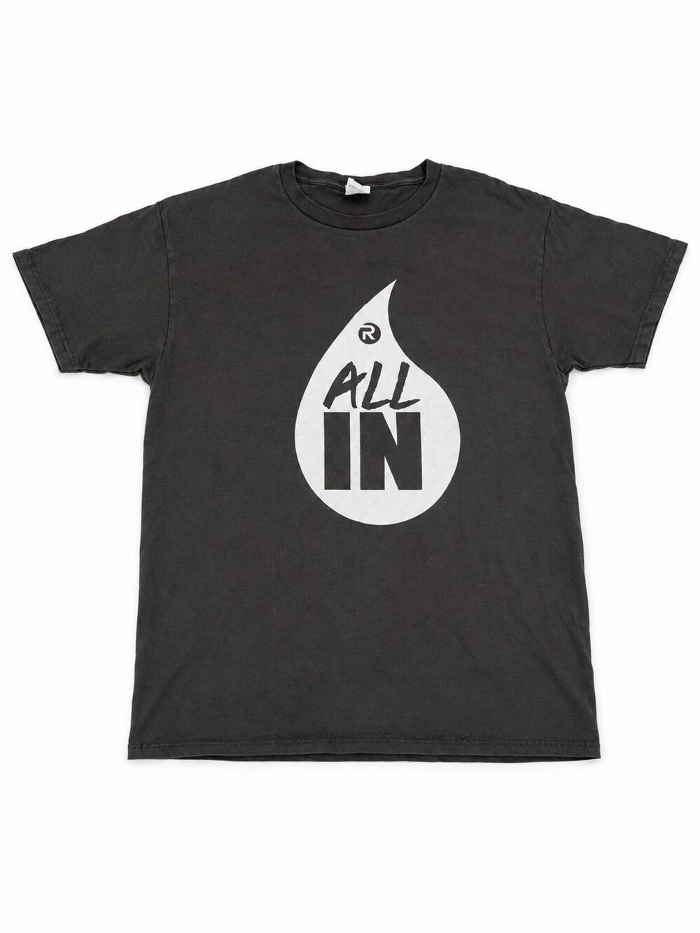 Hanes All In Graphic T-Shirt Men’s Medium Charcoal Gray Short Sleeve Tee